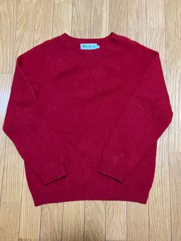 Harley of Scotland 빨간색 니트 스웨터 40