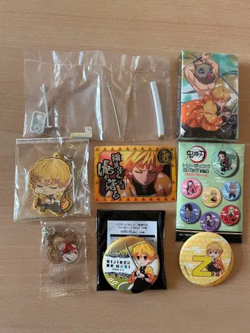 귀멸의 칼날 아가츠마 젠이츠 굿즈 세트