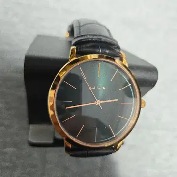 Paul Smith 아날로그 시계 블랙/골드