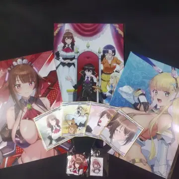 나는 성간 국가의 악덕 영주 클리어 포스터 3종 외 여러가지 모음 세트