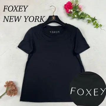 J741 M 폭시 뉴욕 티셔츠 블랙 여성용