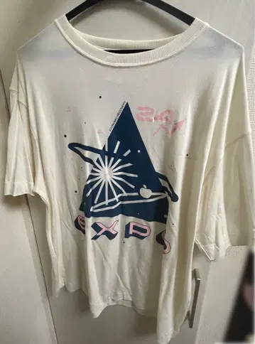 시이나 링고 박T 돼지색 티셔츠 M 사이즈 EXPO 2024 경기 회복