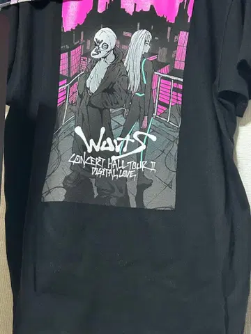 Wurts 콘서트 투어 T셔츠 M