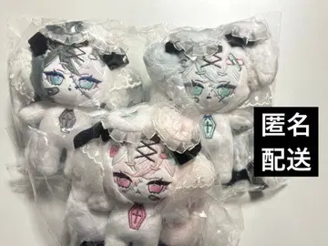 봉제 인형 무속성 봉제 인형 치비 좀비 토끼 블랙 핑크 블루 한국