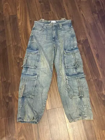 [ ZARA ] 카고 스타일 데님 32