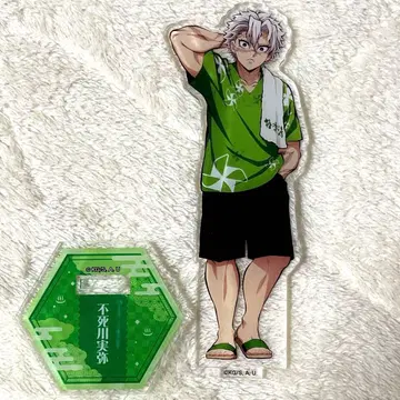 귀멸의 칼날 아크릴 스탠드 시나즈가와 사네미 극락탕 콜라보