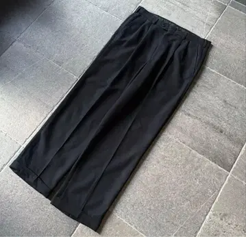 70s 80s usa 울 개버 슬랙스 'BLACK' W33