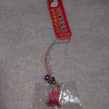 빨간색 후지 버전 하로키티 매듭 장식