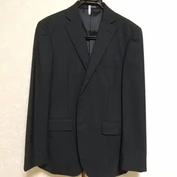AOKI 다크 그레이 스트라이프 비즈니스 정장 자켓만 Y4