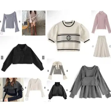 GRL 그레일 묶음 판매 택 포함 11점 L 사이즈 프리 사이즈