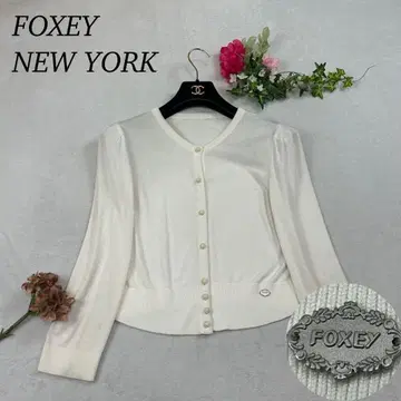 J749 M 폭시 뉴욕 가디건 아이보리 여성용