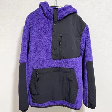 잭 울프스킨 콤비 플리스 풀오버 (퍼플/M)