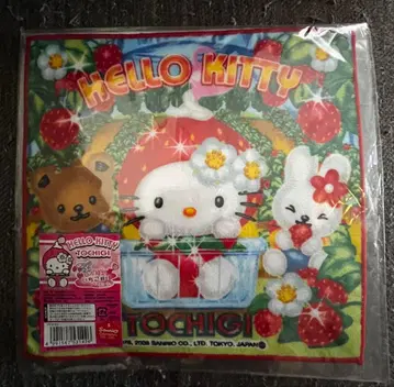 도치기 한정 딸기 따기 키티 프티 타월 딸기 팩 키티 2006