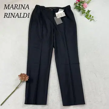 J751 미사용 새상품 3XL 마리나 리날디 슬랙스 블랙 여성용