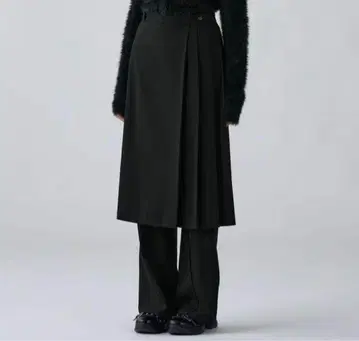 GU 로크 콜라보 2피스 스커트 팬츠 by rokh 블랙 M