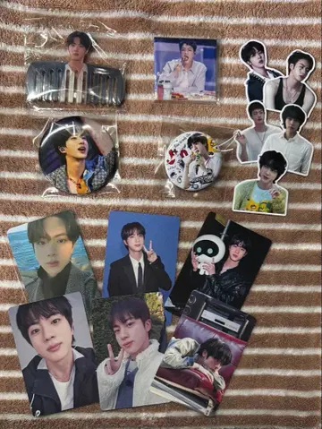 BTS JIN 진 탈석 앙콘 카페 굿즈