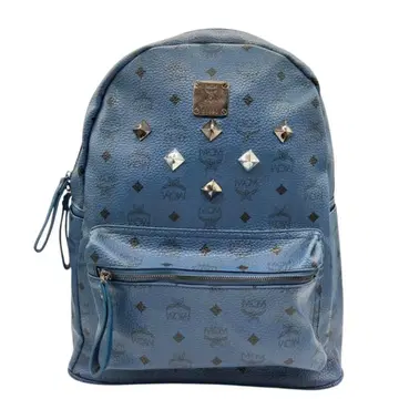 MCM 백팩 백 브라운 백팩 브랜드 가죽 블루 계열