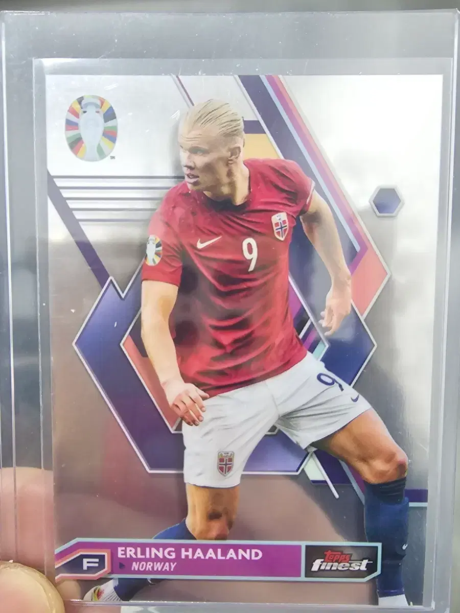 노르웨이 Topps Haaland 홀란드 축구 카드