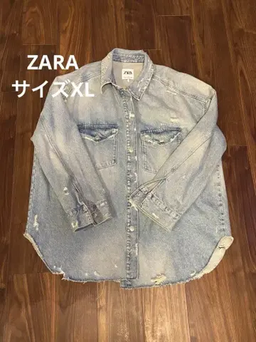 [ ZARA ] 데님 셔츠 XL