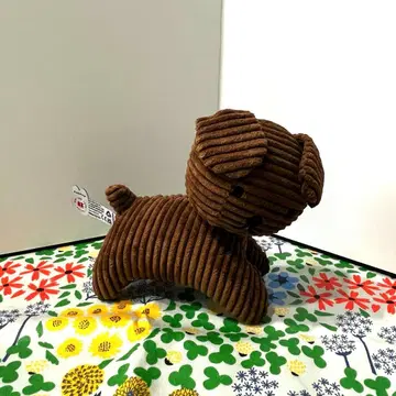 Snuffy 스너피 코듀로이 봉제 인형 브라운 17cm