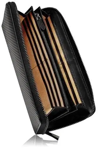 [블랑제] 지갑 남성용 장지갑 이탈리아 카본 가죽 YKK제 라우.