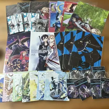 소드 아트 온라인 SAO 굿즈 묶음 판매 캔뱃지 키링 등