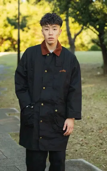 wudgeboy 밀리터리 롱 코트