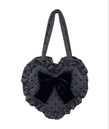 honey cinnamon 빅 리본 하트 토트백