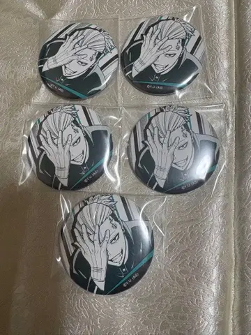 도겐안키 캔뱃지 도간신야 5개 세트