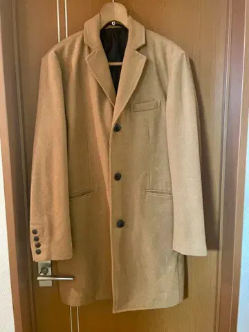 TRANS CONTINENTS 체스터 코트 카멜