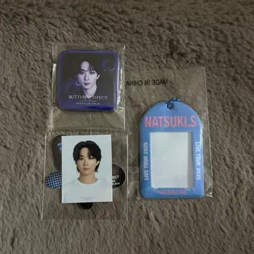 사와모토 나츠키 스티커 미니 카드 케이스 캔뱃지