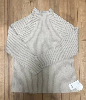 미사용 새상품 LEPSIM 니트 5G 리브 보틀넥 풀오버 L