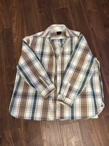 [New Era] 체크 무늬 셔츠 XXL