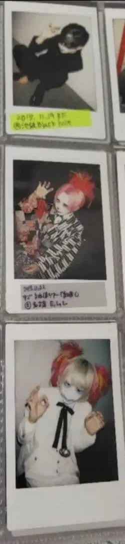 흠집 kizu 쿄노스케 과거 폴라로이드 3장 세트