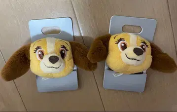 디즈니 스토어 레이디 머리끈 2개