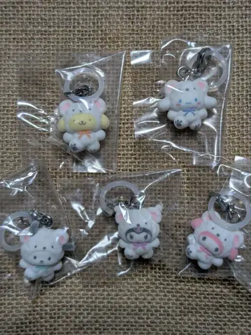 푹신푹신 스노우 메지루시 액세서리 가챠 세미 컴프 산리오