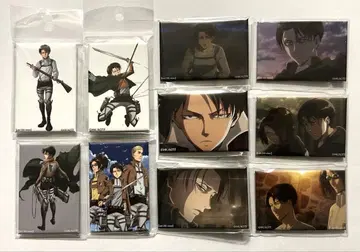 진격의 거인 리바이 이백경 스퀘어 캔뱃지 종합 세트 1