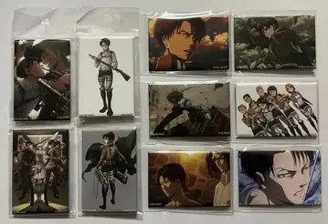 진격의 거인 리바이 200경 스퀘어 캔뱃지 종합 세트 2