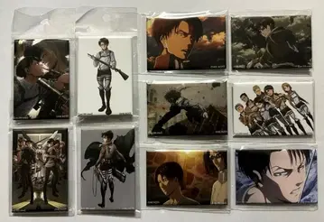 진격의 거인 리바이 200경 스퀘어 캔뱃지 종합 세트 2