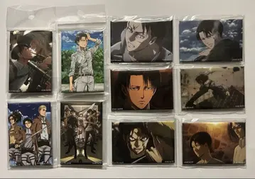 진격의 거인 리바이 200경 스퀘어 캔뱃지 종합 세트 3