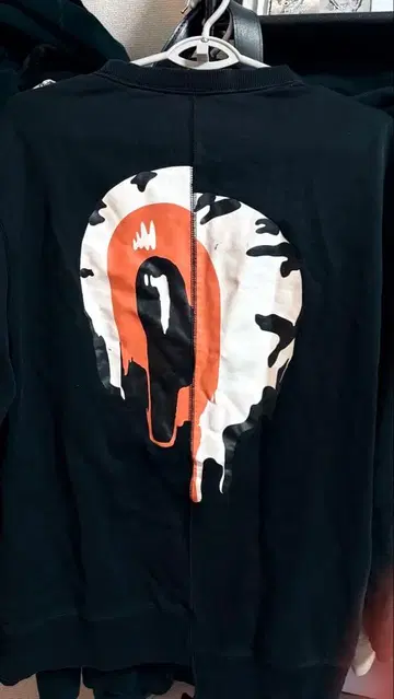 미쉬카 상하이 트레이닝복 맨투맨 남성용 여성용 가을/겨울 구제 의류