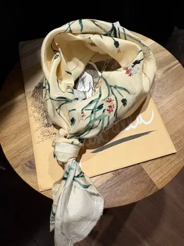 archivio j.m.ribot 빈티지 실크 스카프