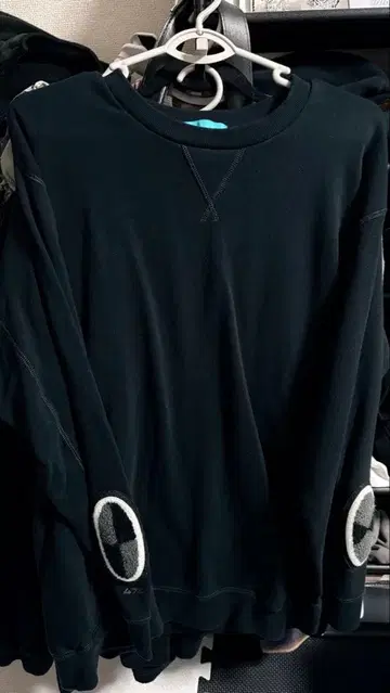 code47l 트레이닝복 맨투맨 남성용 여성용 구제 의류 블랙 xl