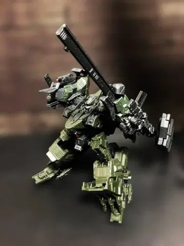 아머드 코어 C03 Malicious 가동 피규어 부분 페인팅 완성품