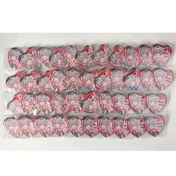 마후마후 발렌타인 캔뱃지 메인