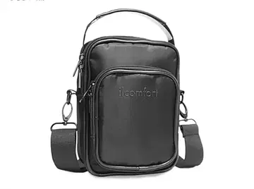 숄더백 세로형 나일론 소재 원숄더 미니백 토트 블랙