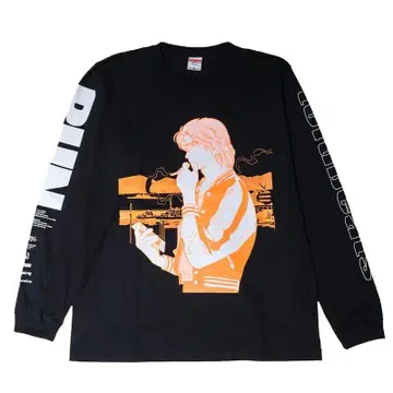 tofubeats RUN 롱 슬리브 티셔츠 블랙 L 사이즈 새상품