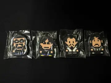 the band apart 반아파 러버 키링 세트 픽셀