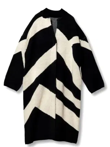 [ 미사용품 ] osmosis 블로킹 니트 가디건