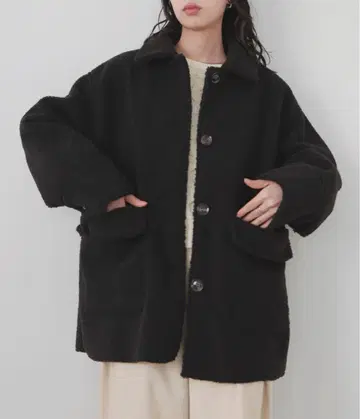 보아 무스탕 스텐카라 코트 리안 LIAN